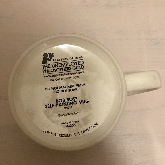 The Unemployed Philosophers Guild Bob Ross Heat Changing Ceramic Coffee Tea Mug - Picture 14 of 16
